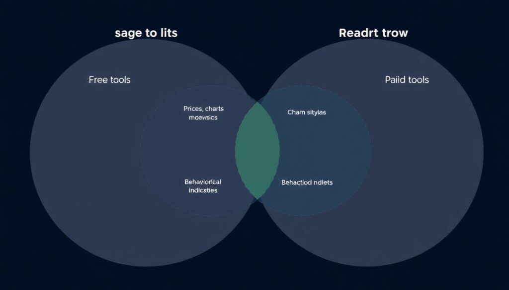 Сравнение бесплатных и платных инструментов анализа крипторынка - иллюстрация