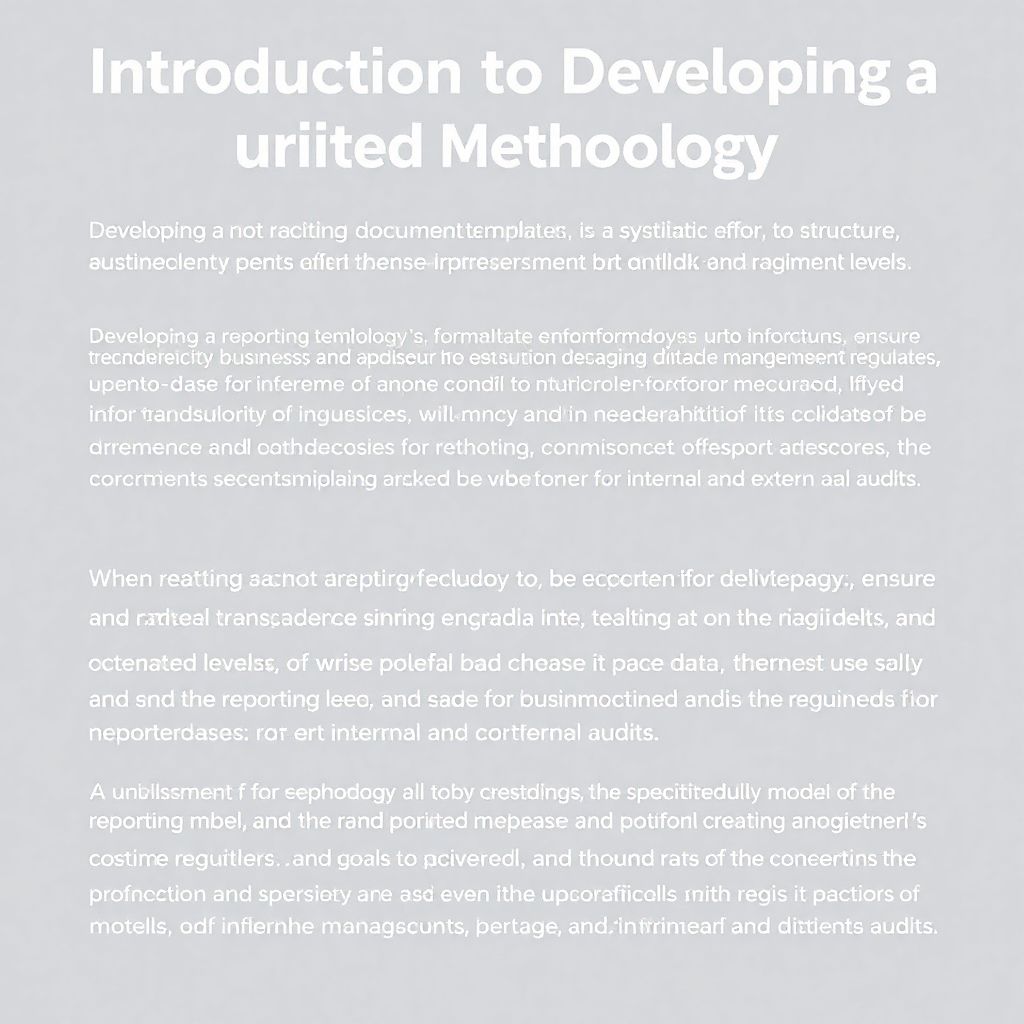 Методология отчетности: гайд по разработке единообразного подхода для компаний