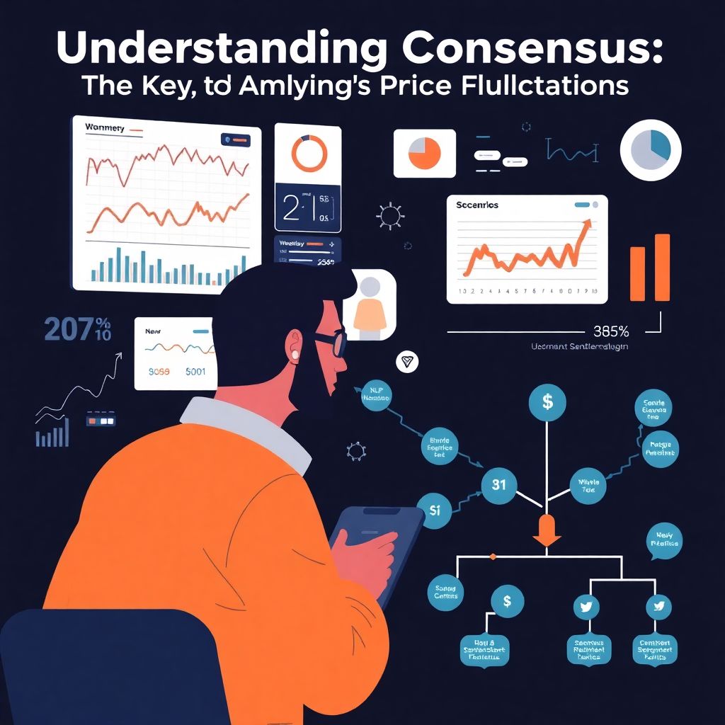 Анализ влияния изменений консенсуса на цену активов в условиях рынка