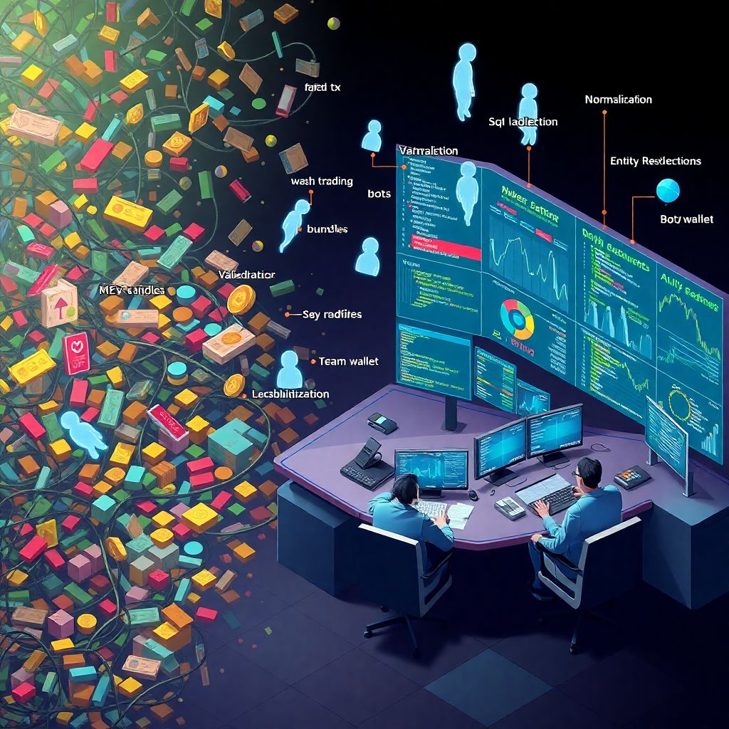 On-chain data quality: cleaning techniques and best practices for crypto analytics