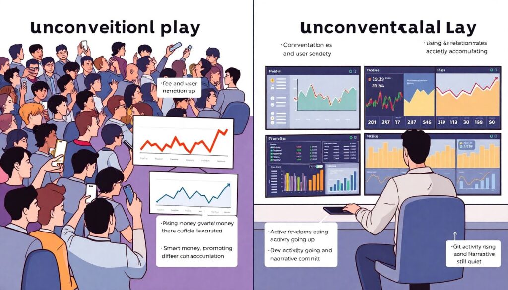 navigating wild crypto market narratives with data - иллюстрация