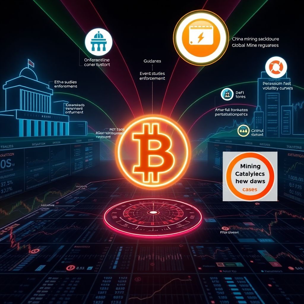 How to model the impact of regulatory events on crypto markets effectively