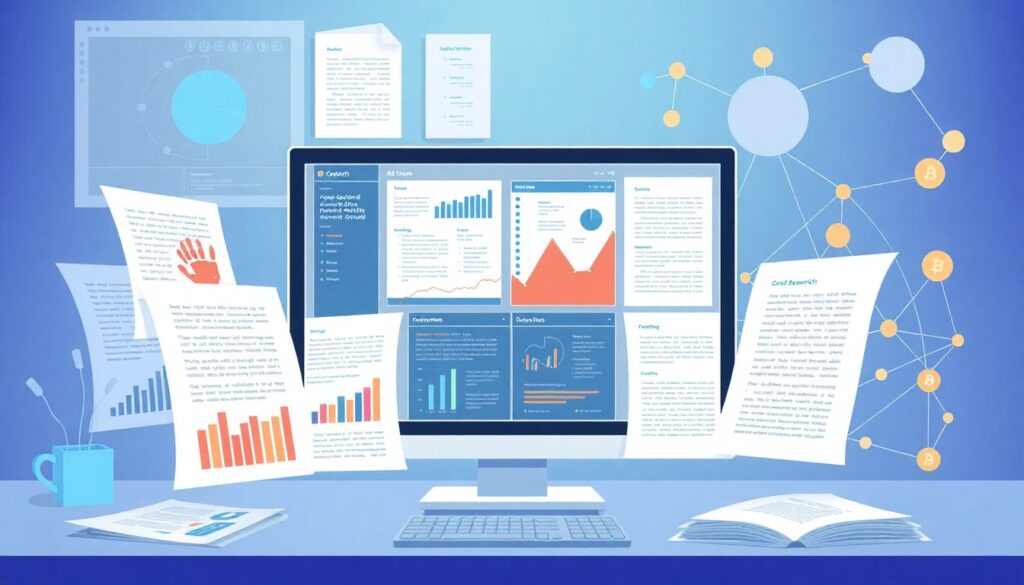how to use AI to automate literature reviews in crypto - иллюстрация